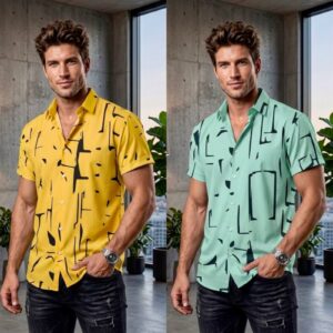 2 Pcs combo[Mustard yellow&Mint Green]