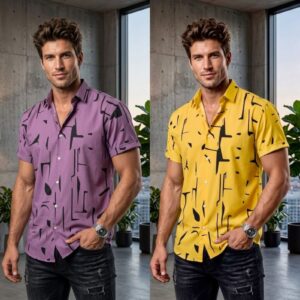 2 Pcs combo[Mustard Yellow&Light PURPLE]