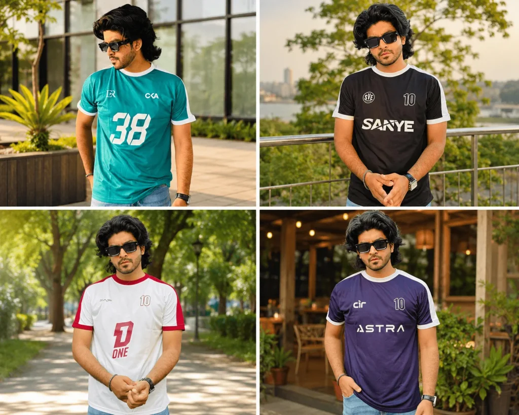 4PCS T-Shirt Combo - Style 4