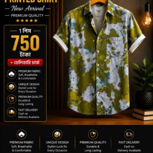 INK SPLASH shirt OLIVE